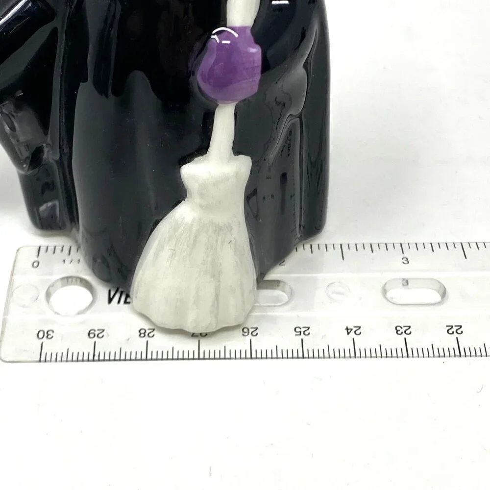 Target Small Ceramic Witch Figural Broomstick Hyde and EEK! Boutique™ As Is